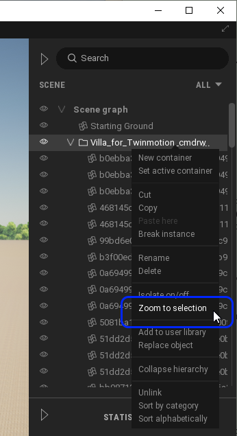 TwinmotionZoomToSelection.png