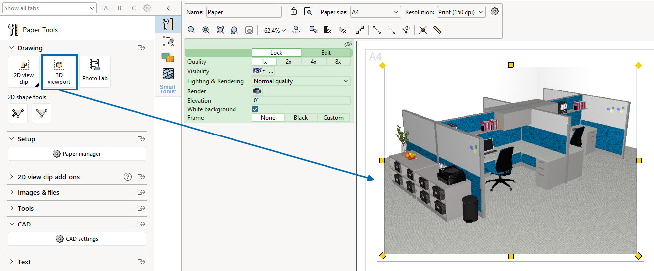 Inserted 3D Viewport on paper.jpg