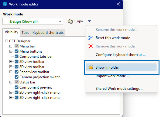 Sharing work modes drop down.jpg