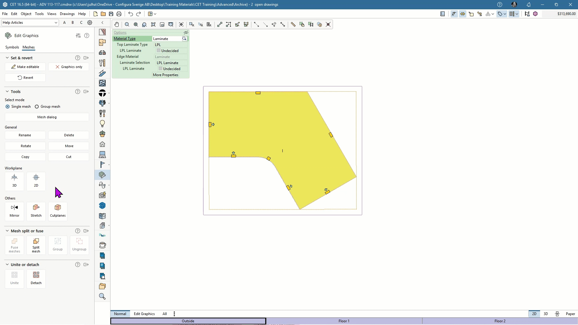 Edit Graphics Meshes Rotate Workplane 2D.gif