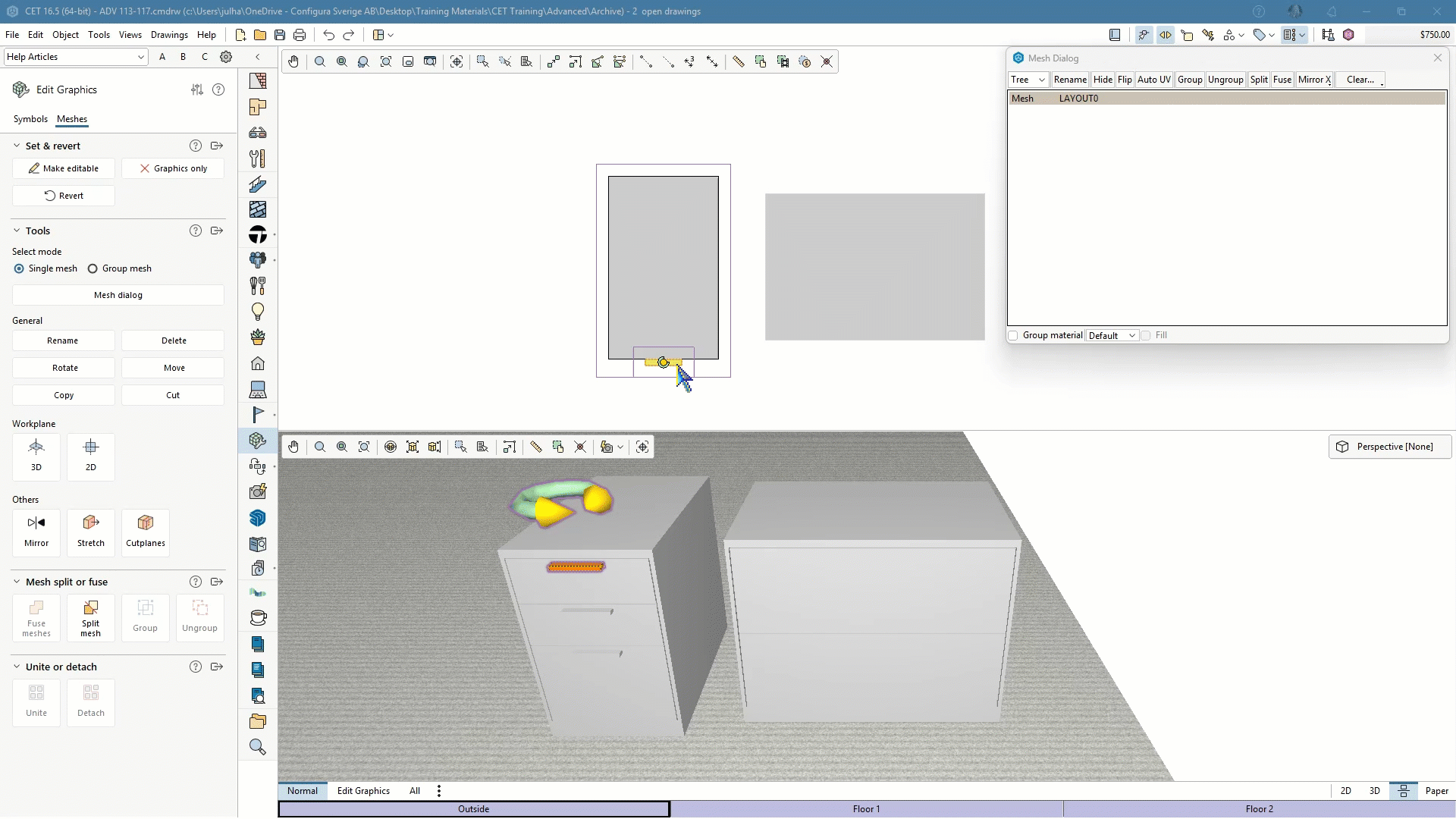 Edit Graphics meshes Unite Action.gif