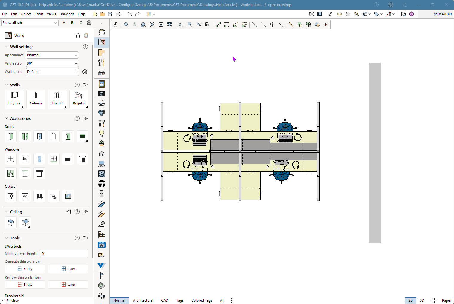 GIF_Quick measure tool placing dimension.gif