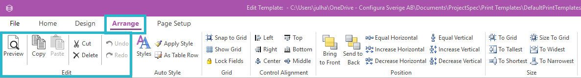 Edit Template Arrange Menu Focus Edit Tools.png