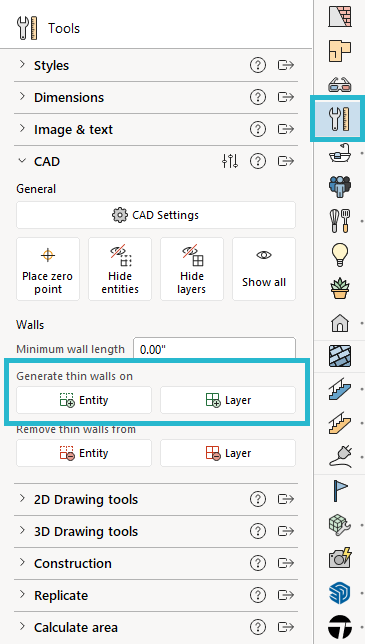 Generate Thin Walls Tools Extension Menu.png