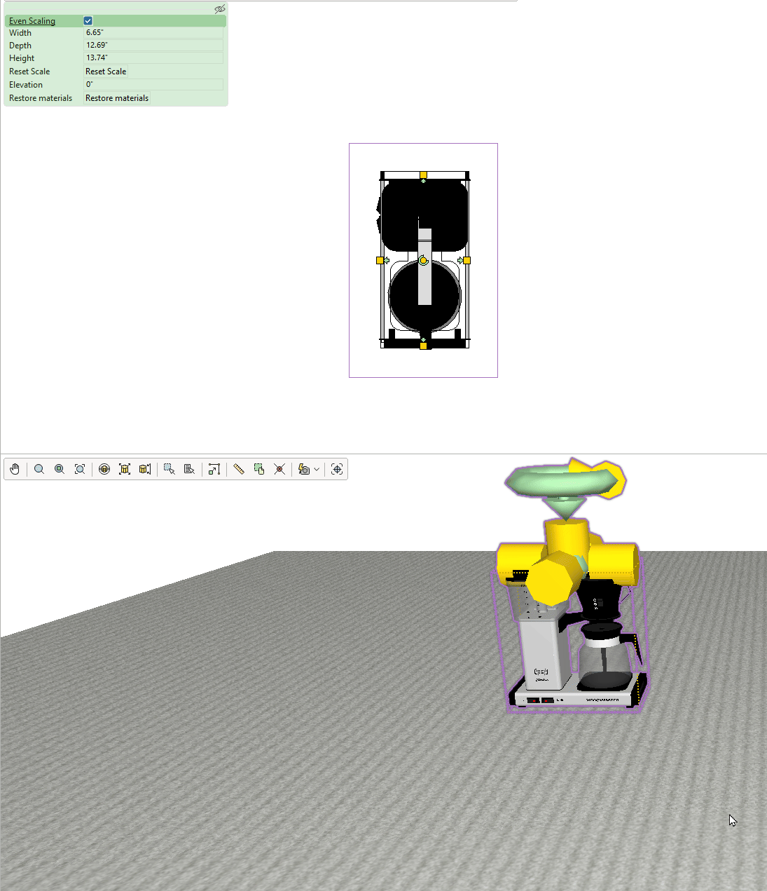 GIF_Reset Scale SketchUp model.gif